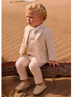 Mayoral Mayoral Linen suiting pants oat mixed - 26 01517B