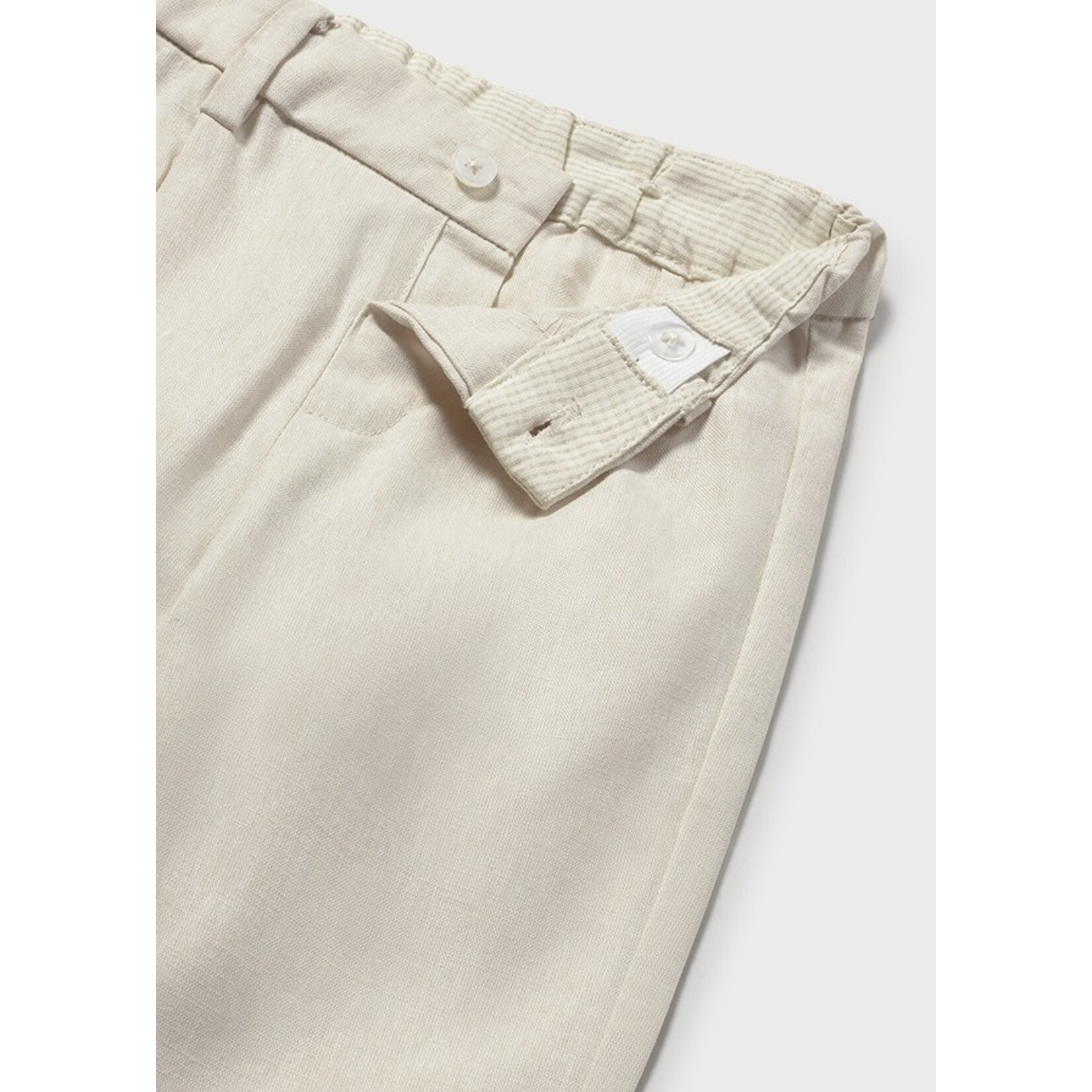 Mayoral Mayoral Linen suiting pants oat mixed - 26 01517B