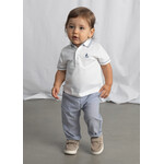 Mayoral Mayoral Seersucker pants Capri blue - 26 01518B