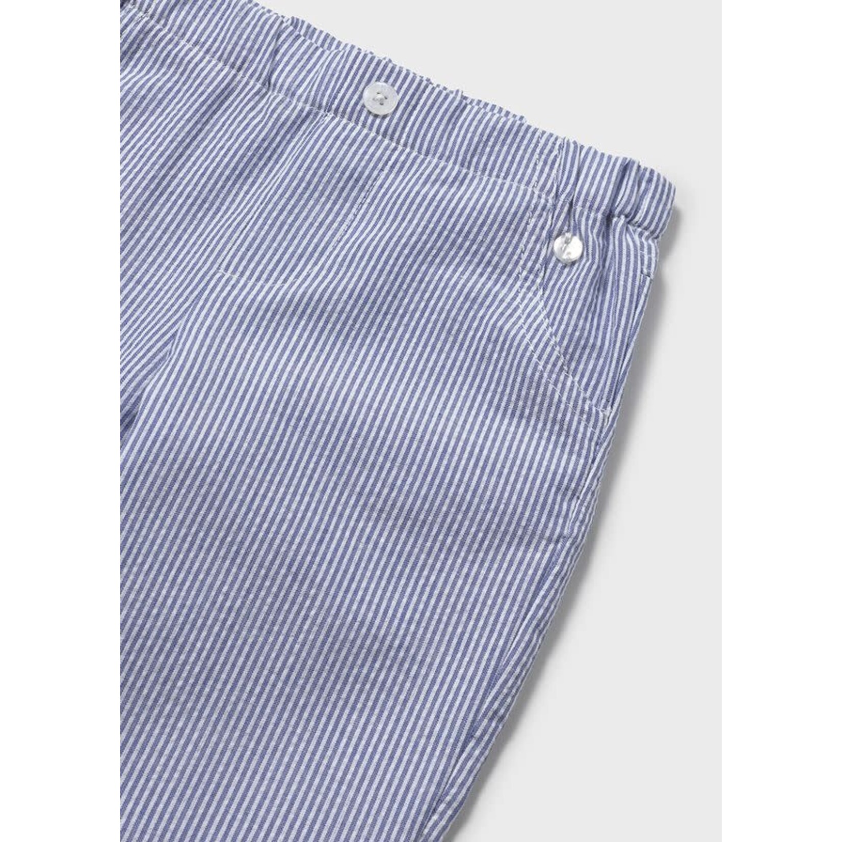Mayoral Mayoral Seersucker pants Capri blue - 26 01518B