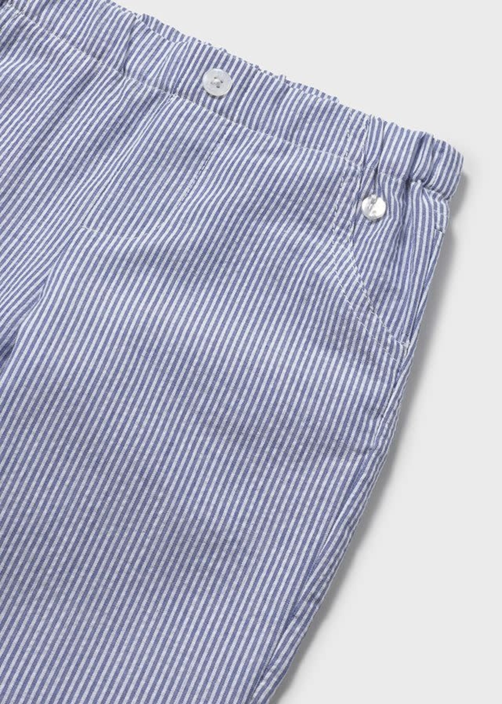 Mayoral Mayoral Seersucker pants Capri blue - 26 01518B