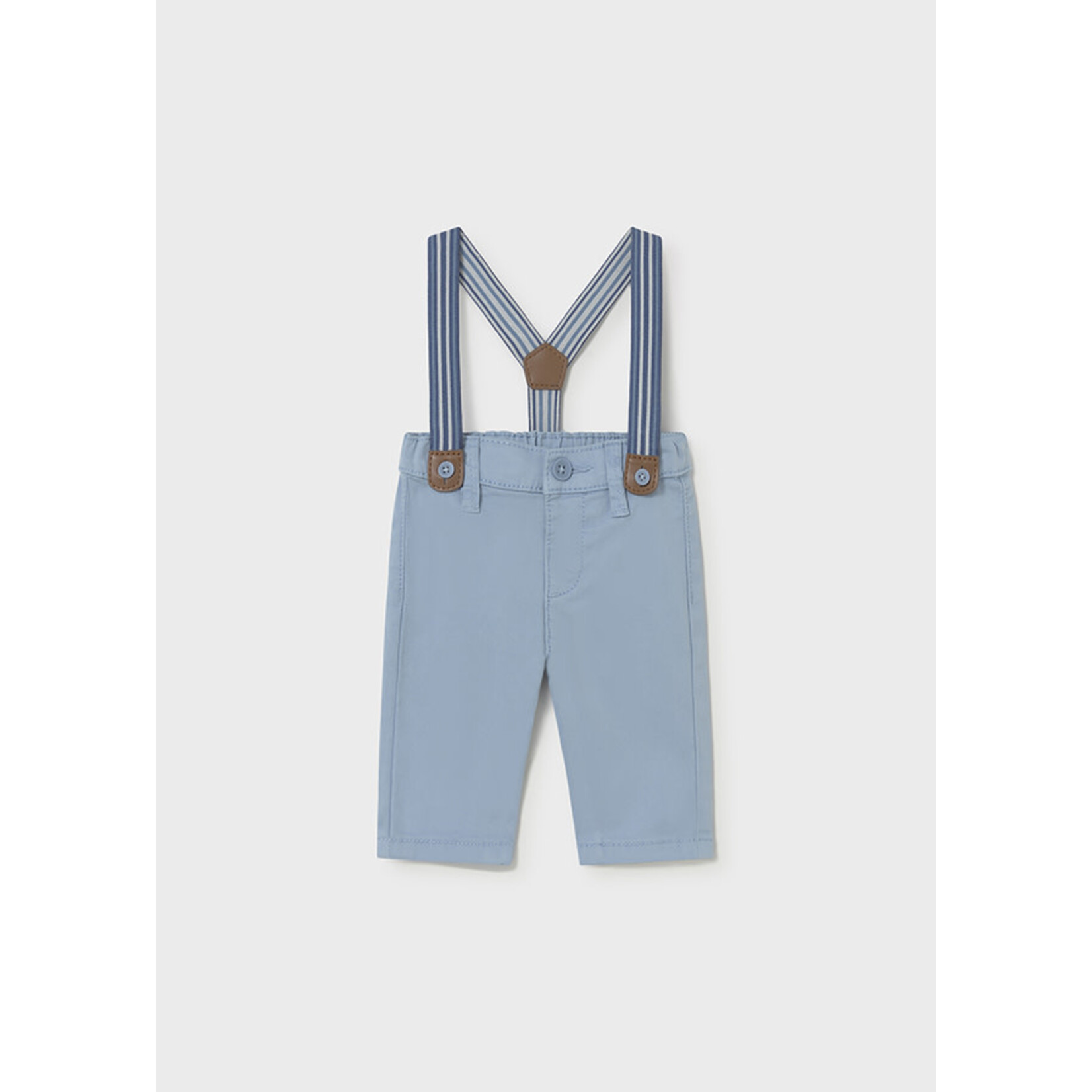 Mayoral Mayoral Pants w/ suspenders Blue - 26 01596B