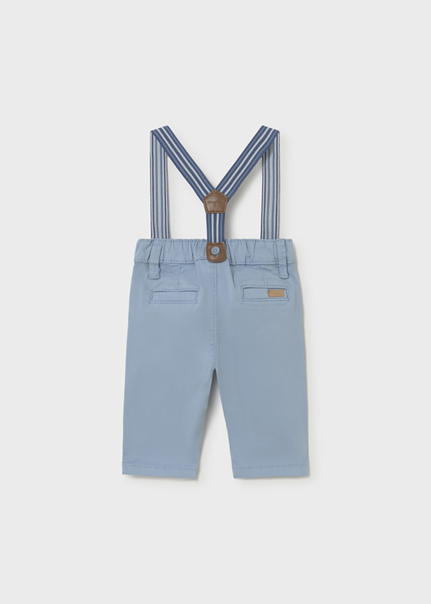 Mayoral Mayoral Pants w/ suspenders Blue - 26 01596B