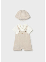 Mayoral Mayoral Short romper Wheat - 26 01651B