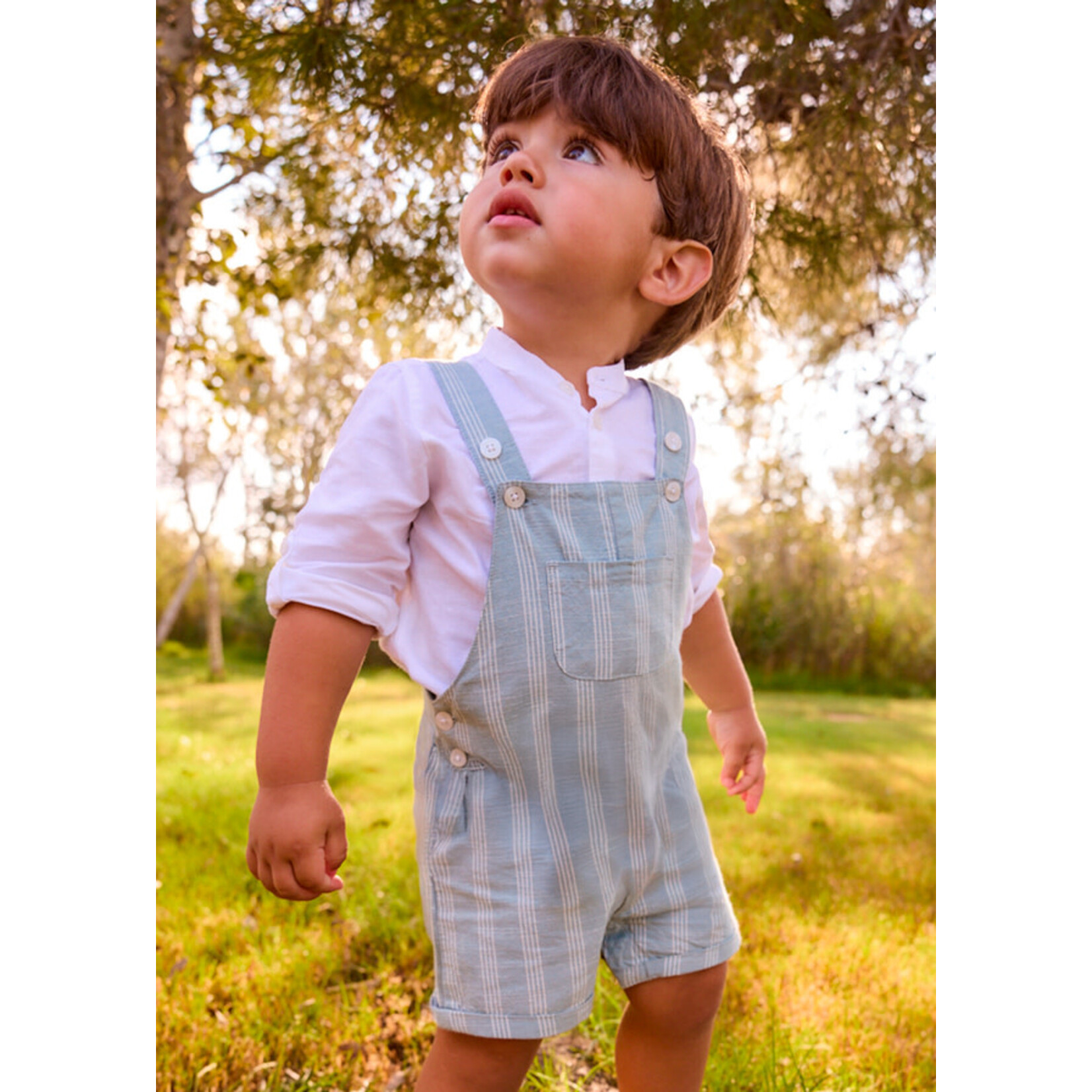 Mayoral Mayoral linne dungaree Jade - 26 01658B