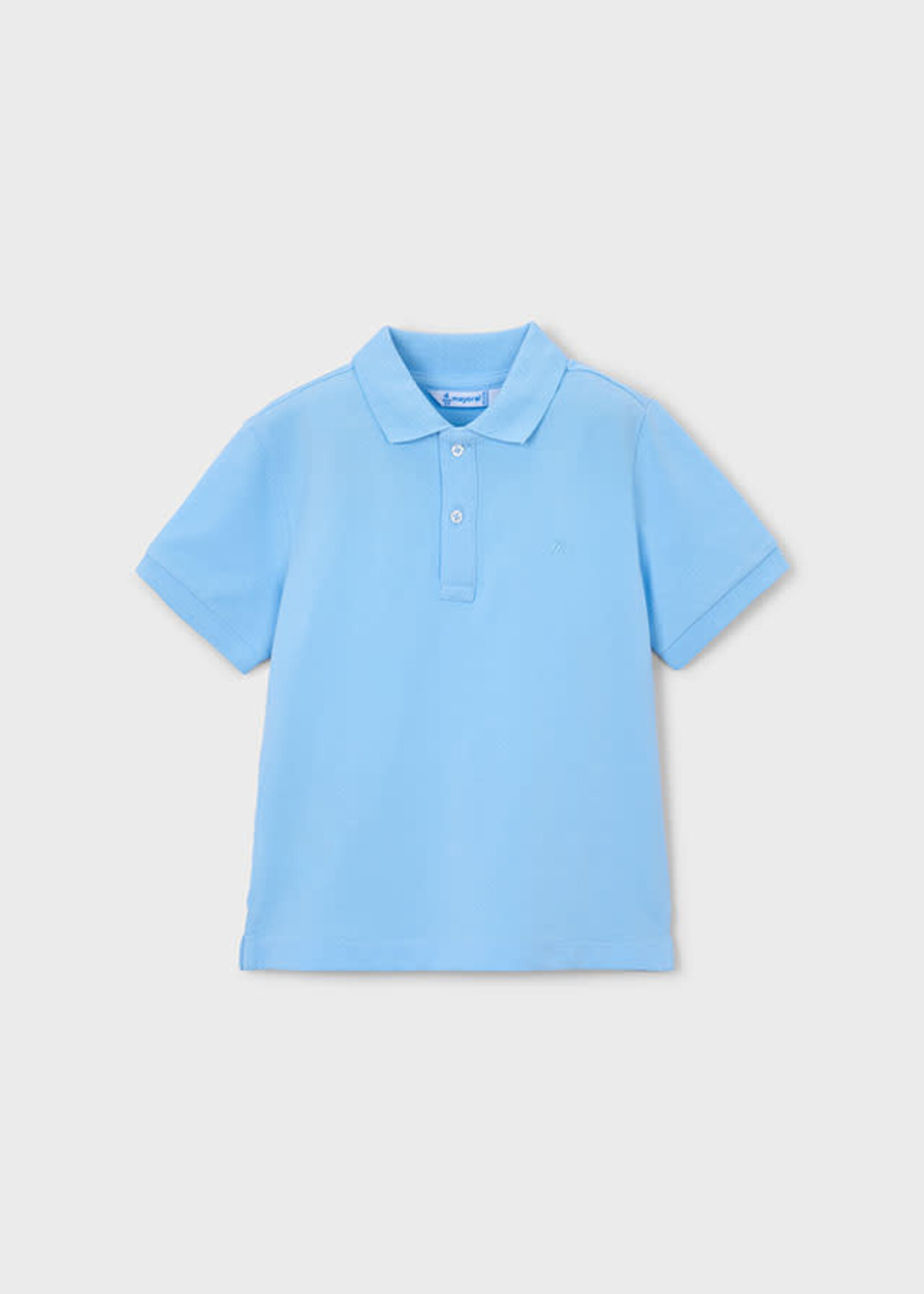 Mayoral Mayoral Basic s/s polo Sky blue - 26 00150