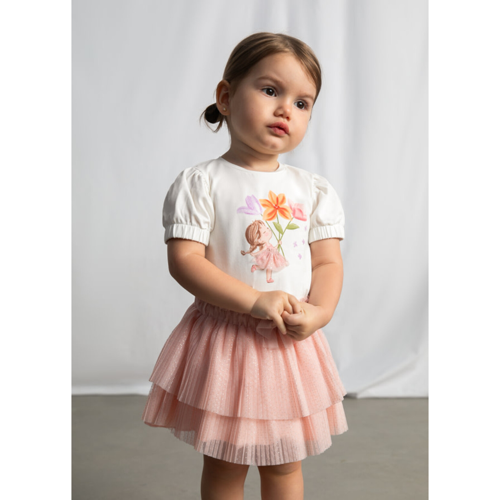 Mayoral Mayoral Pleated tulle skirt Blossom - 26 01902