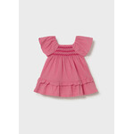 Mayoral Mayoral Swiss dot dress Geranium - 26 01912