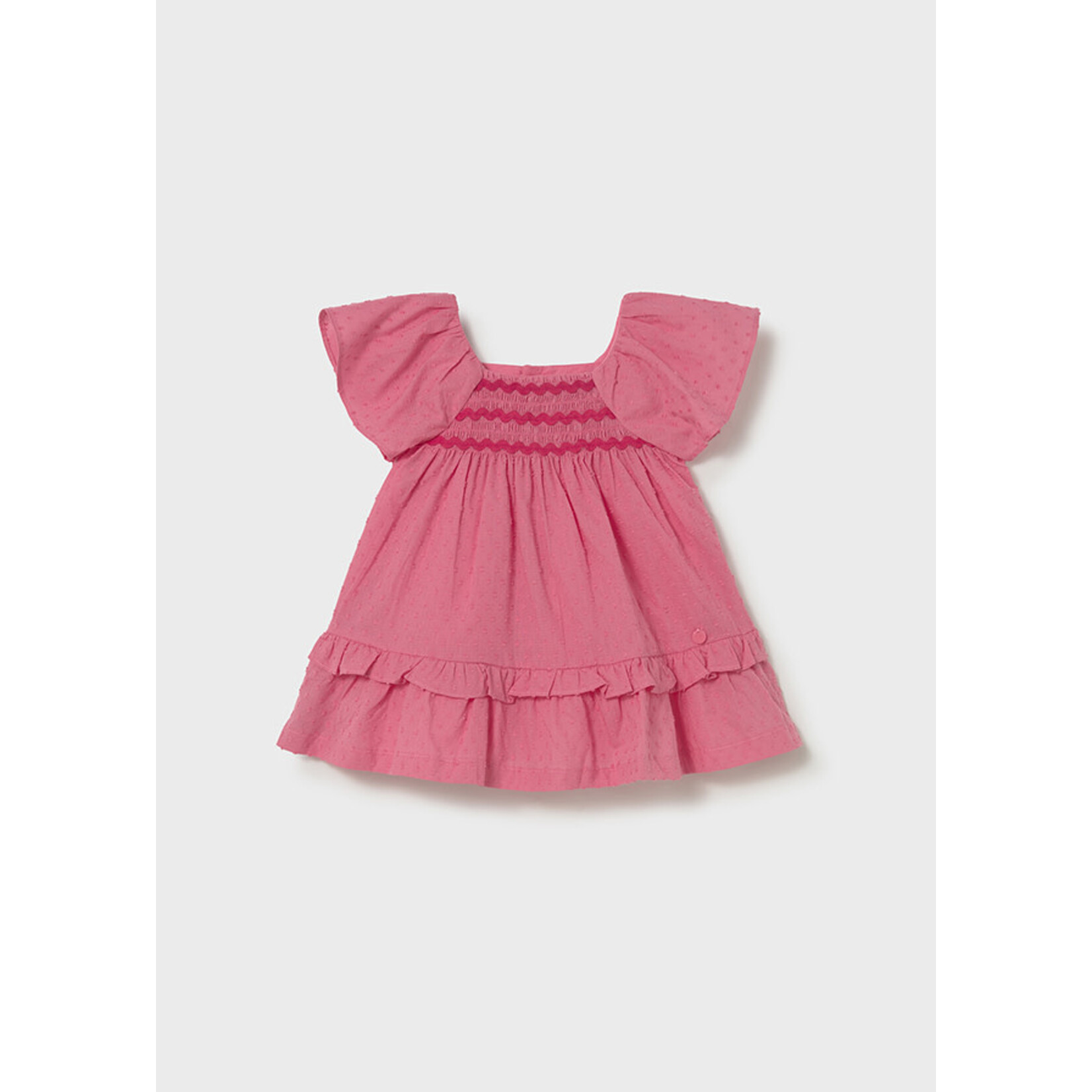 Mayoral Mayoral Swiss dot dress Geranium - 26 01912