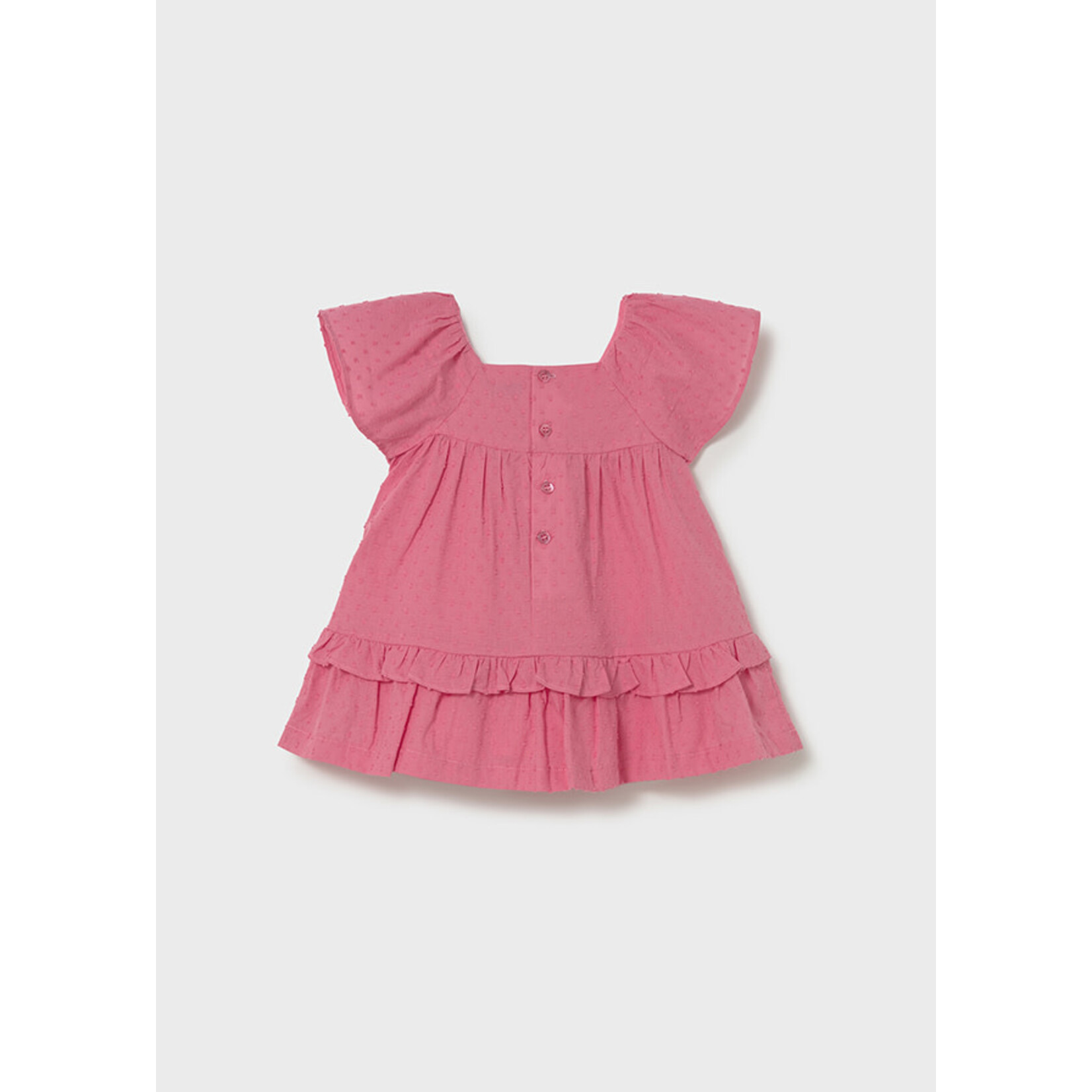 Mayoral Mayoral Swiss dot dress Geranium - 26 01912