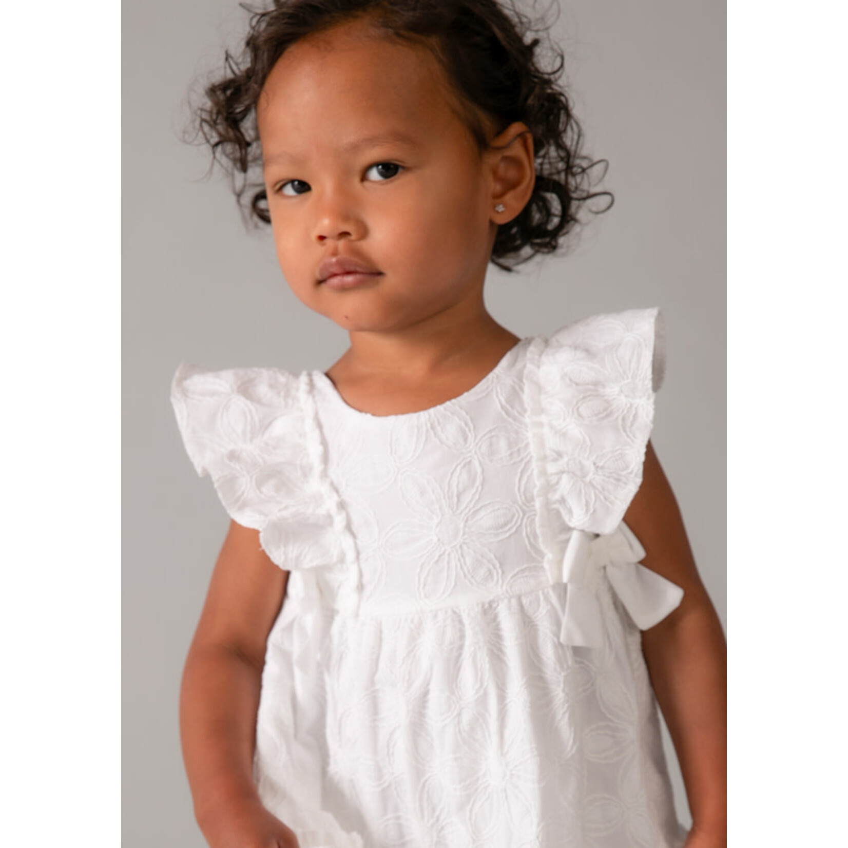 Mayoral Mayoral Embroidered dress White - 26 01915B