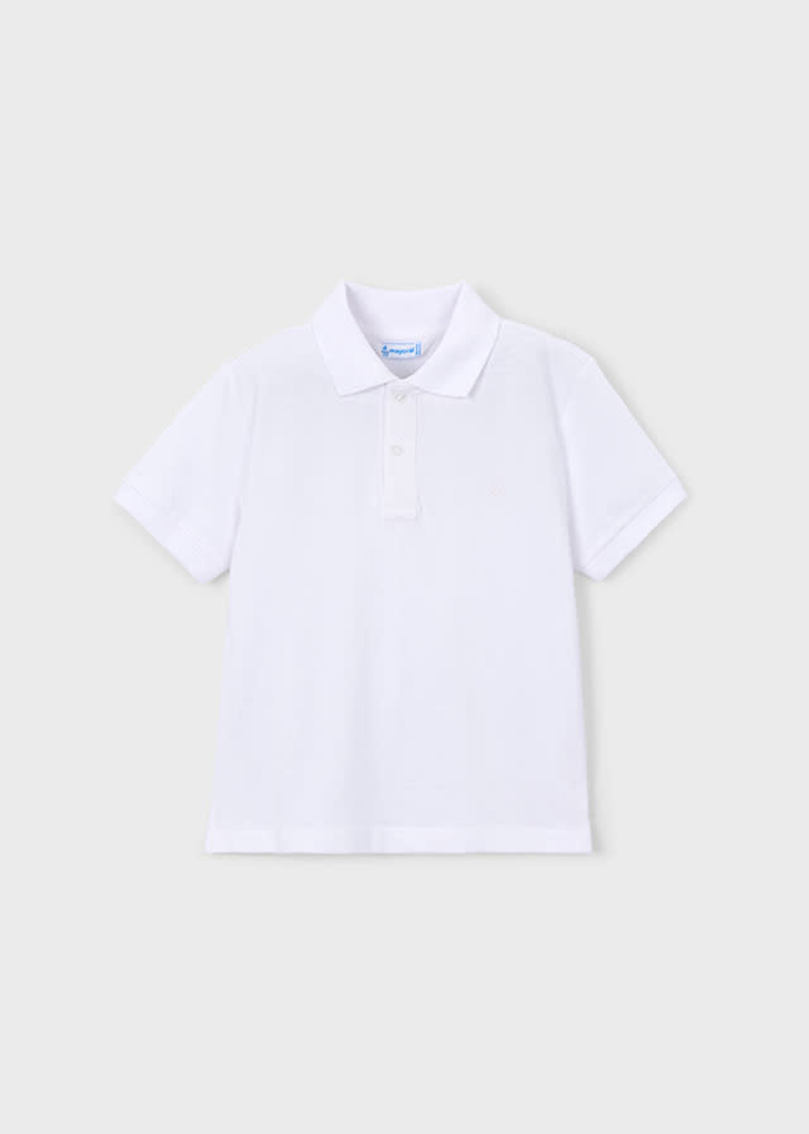 Mayoral Mayoral Basic s/s polo White - 26 00150