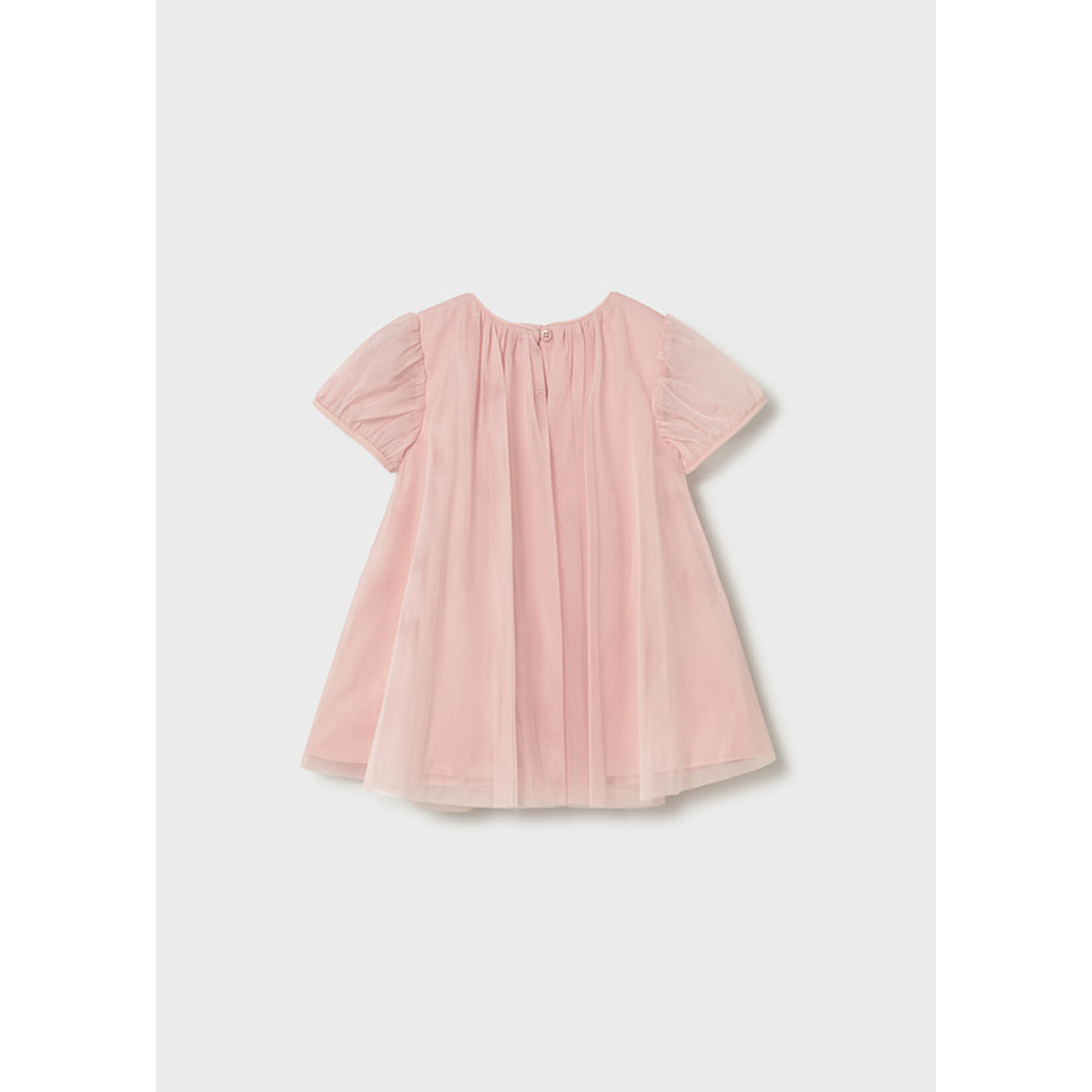 Mayoral Mayoral tulle dress w/ bag Peony - 26 01917