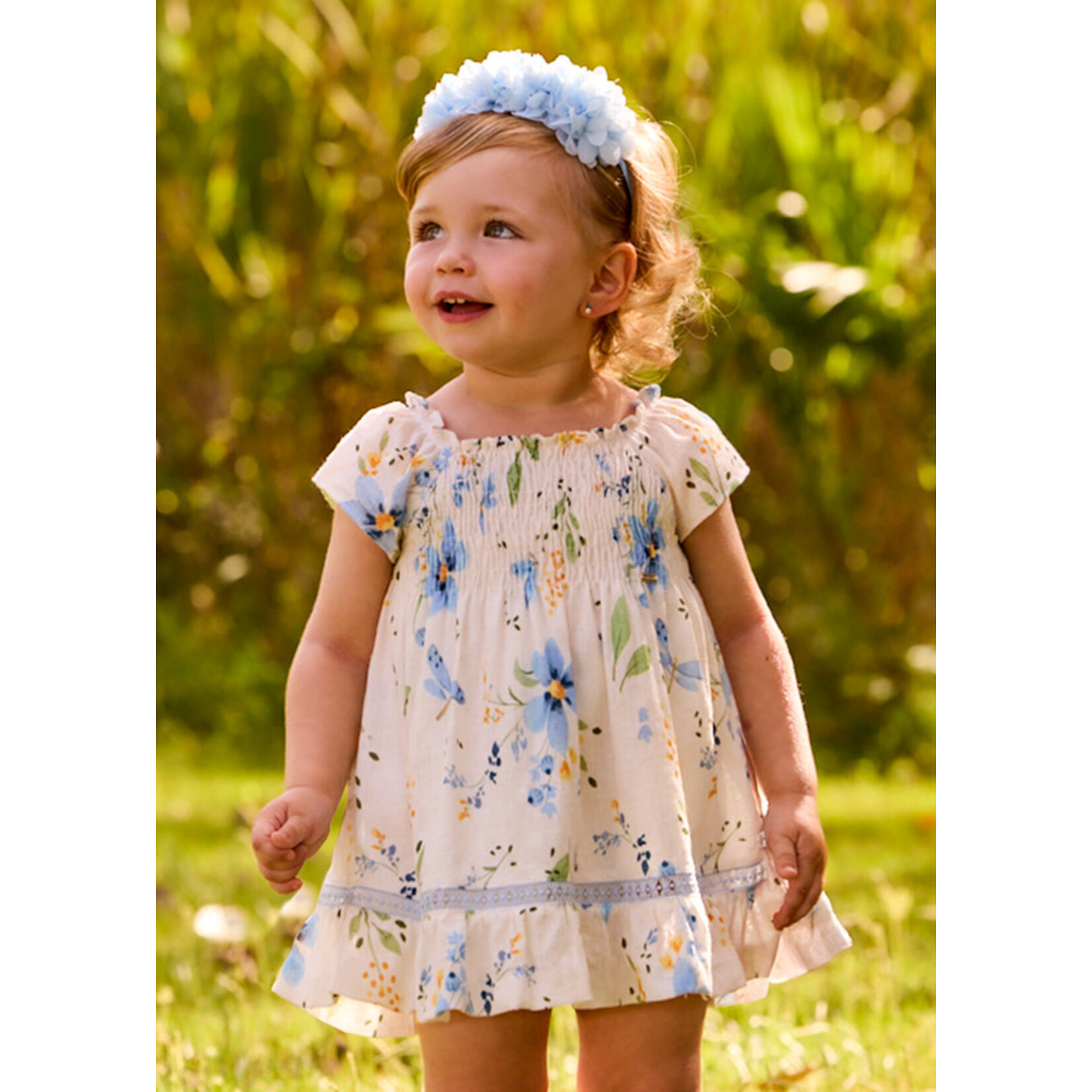 Mayoral Mayoral Printed dress Sky - 26 01992B