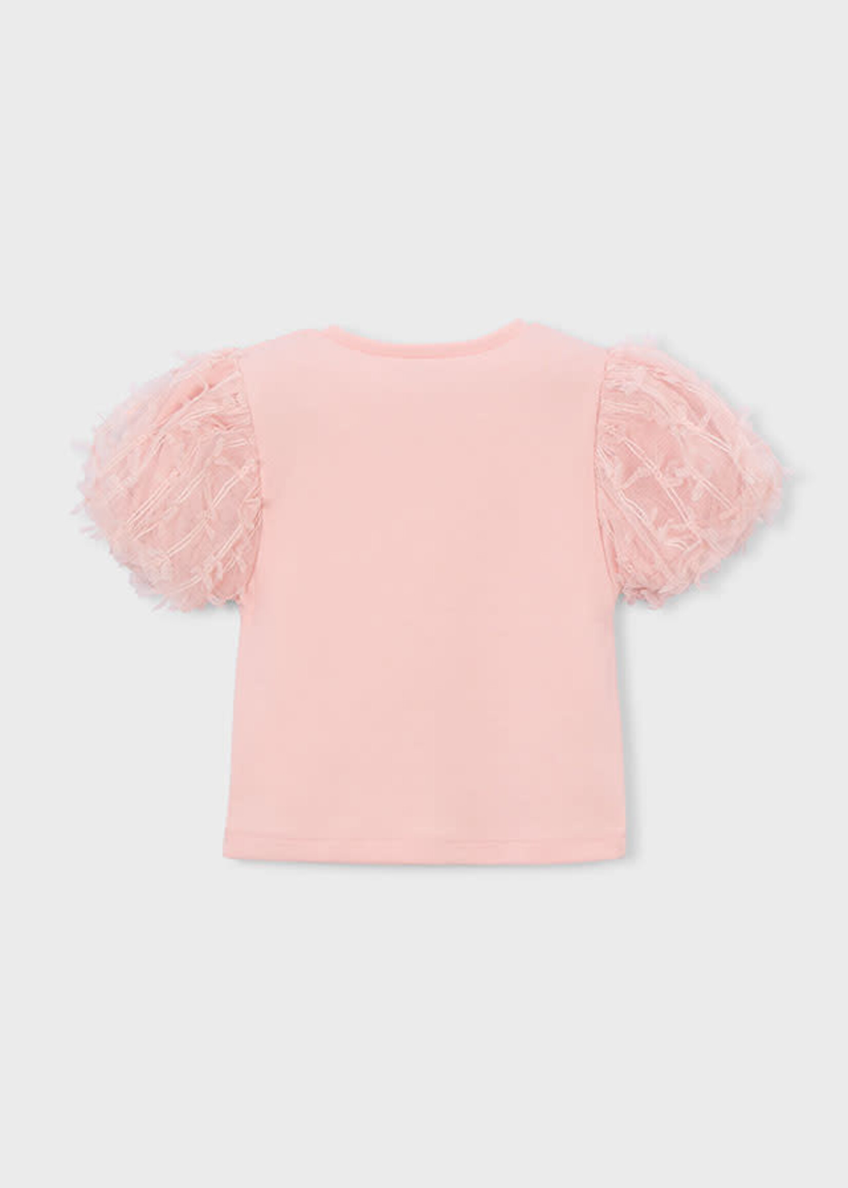 Mayoral Mayoral S/sl tulle t shirt Blossom - 26 03001