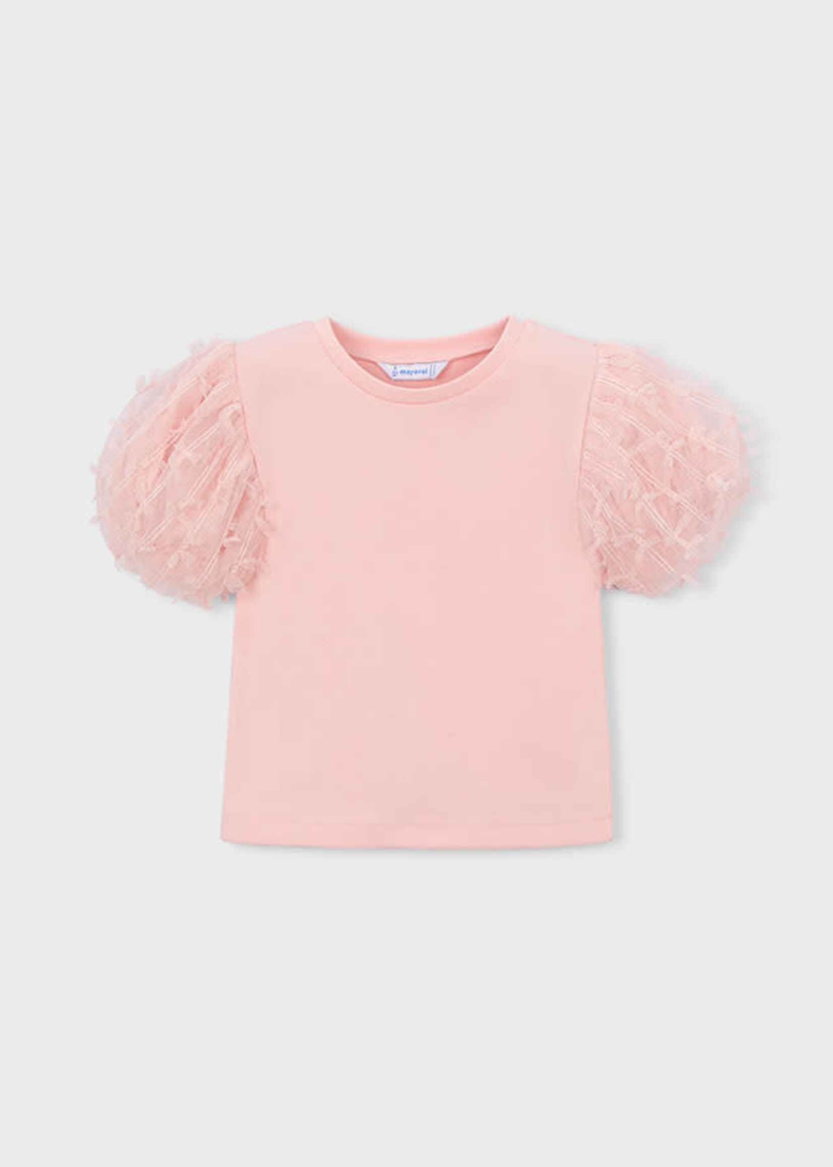 Mayoral Mayoral S/sl tulle t shirt Blossom - 26 03001