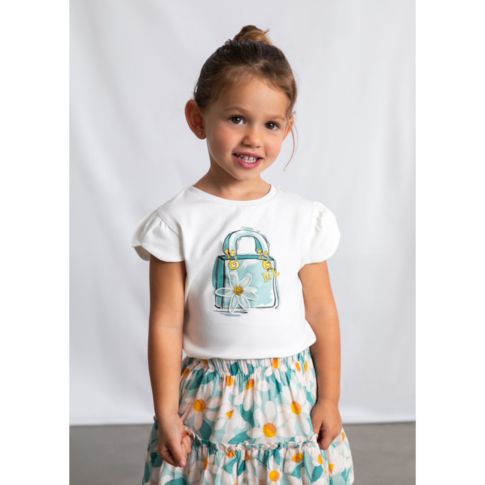 Mayoral Mayoral S/s t-shirt Natur-lake - 26 03002