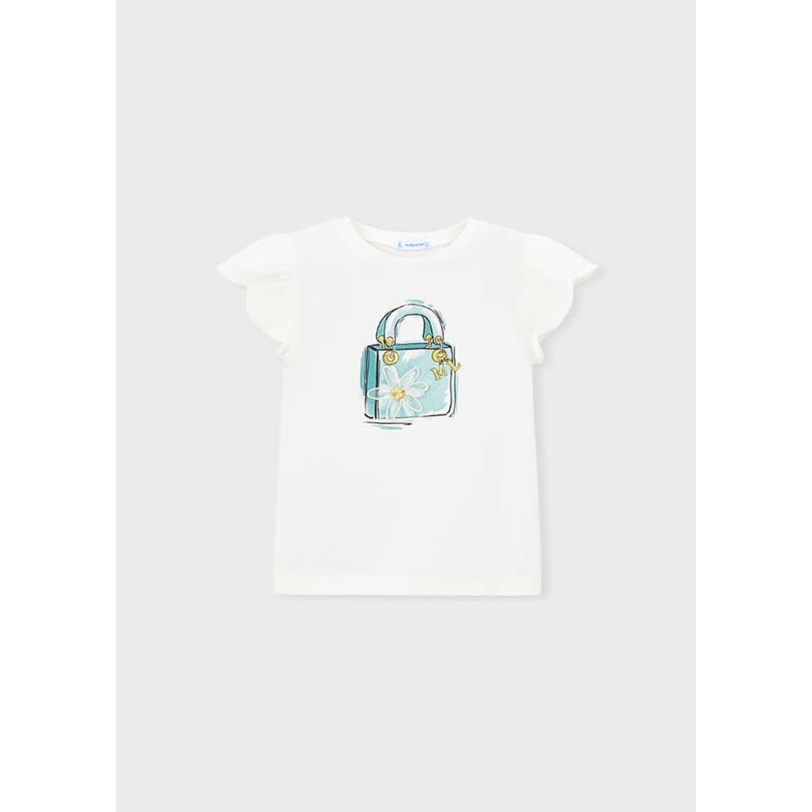 Mayoral Mayoral S/s t-shirt Natur-lake - 26 03002