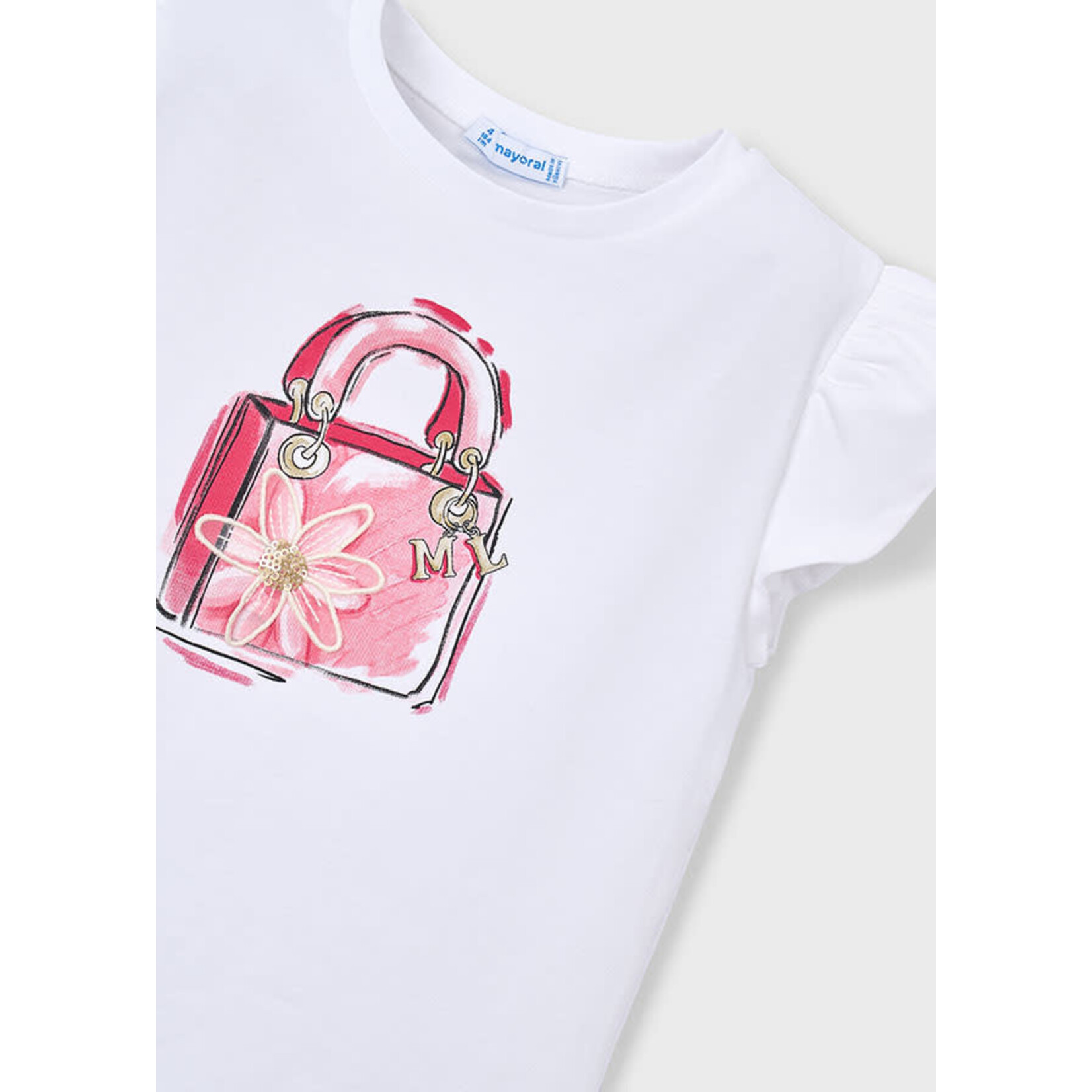 Mayoral Mayoral S/s t-shirt White - 26 03002