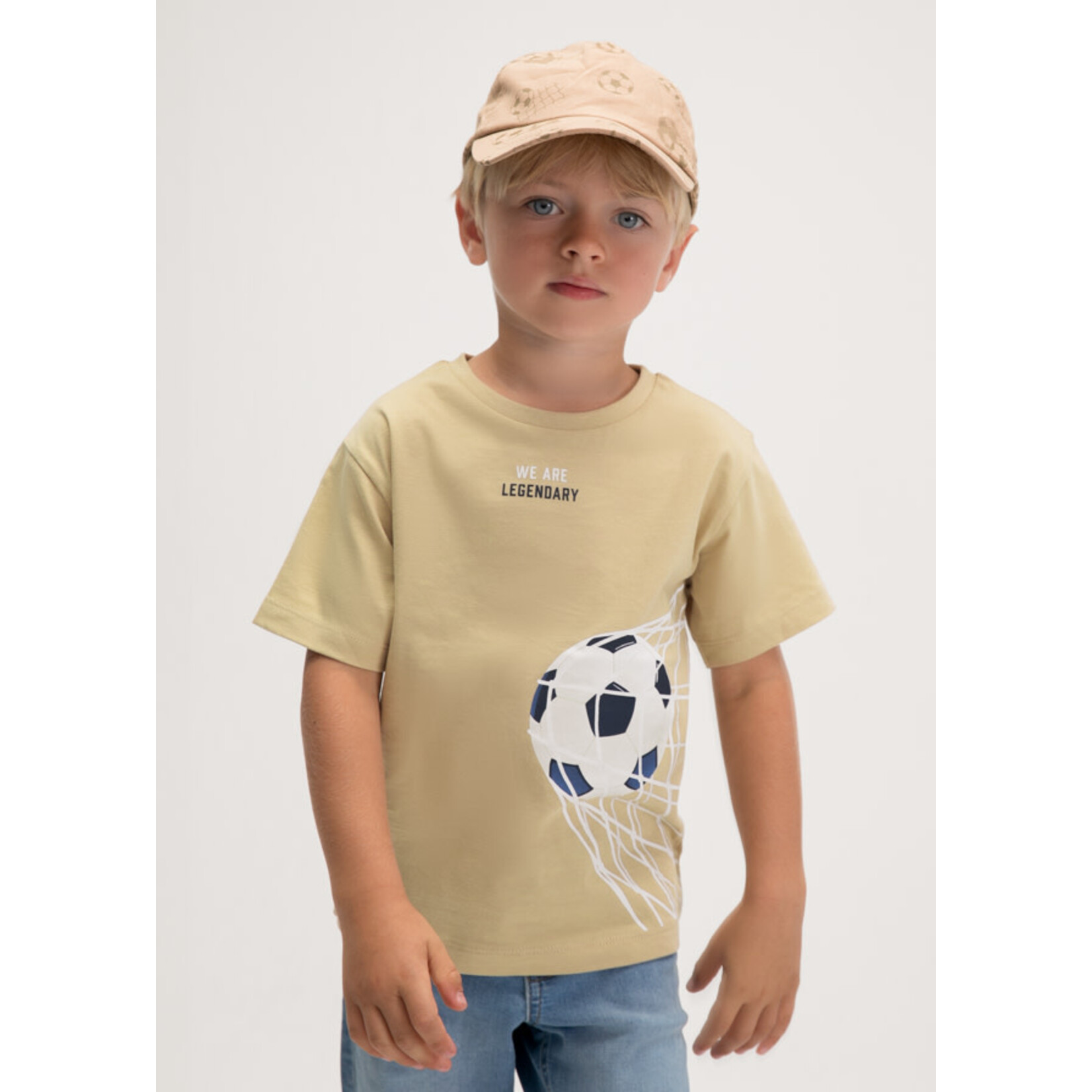 Mayoral Mayoral Shirt "legendary" applique Walnut - 26 03073