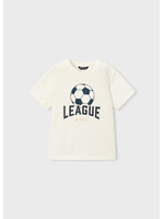 Mayoral Mayoral Shirt "league" applique Cream - 26 03074