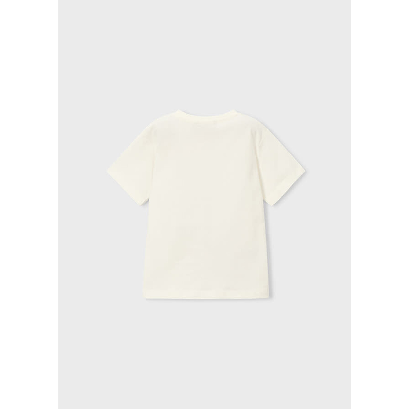 Mayoral Mayoral Shirt "league" applique Cream - 26 03074