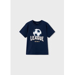 Mayoral Mayoral Shirt "league" applique Navy - 26 03074