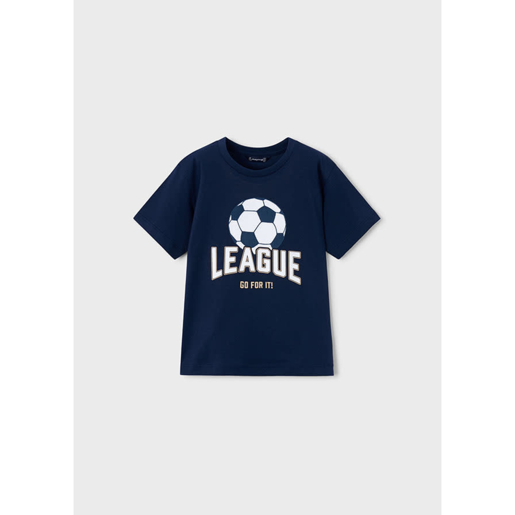 Mayoral Mayoral Shirt "league" applique Navy - 26 03074