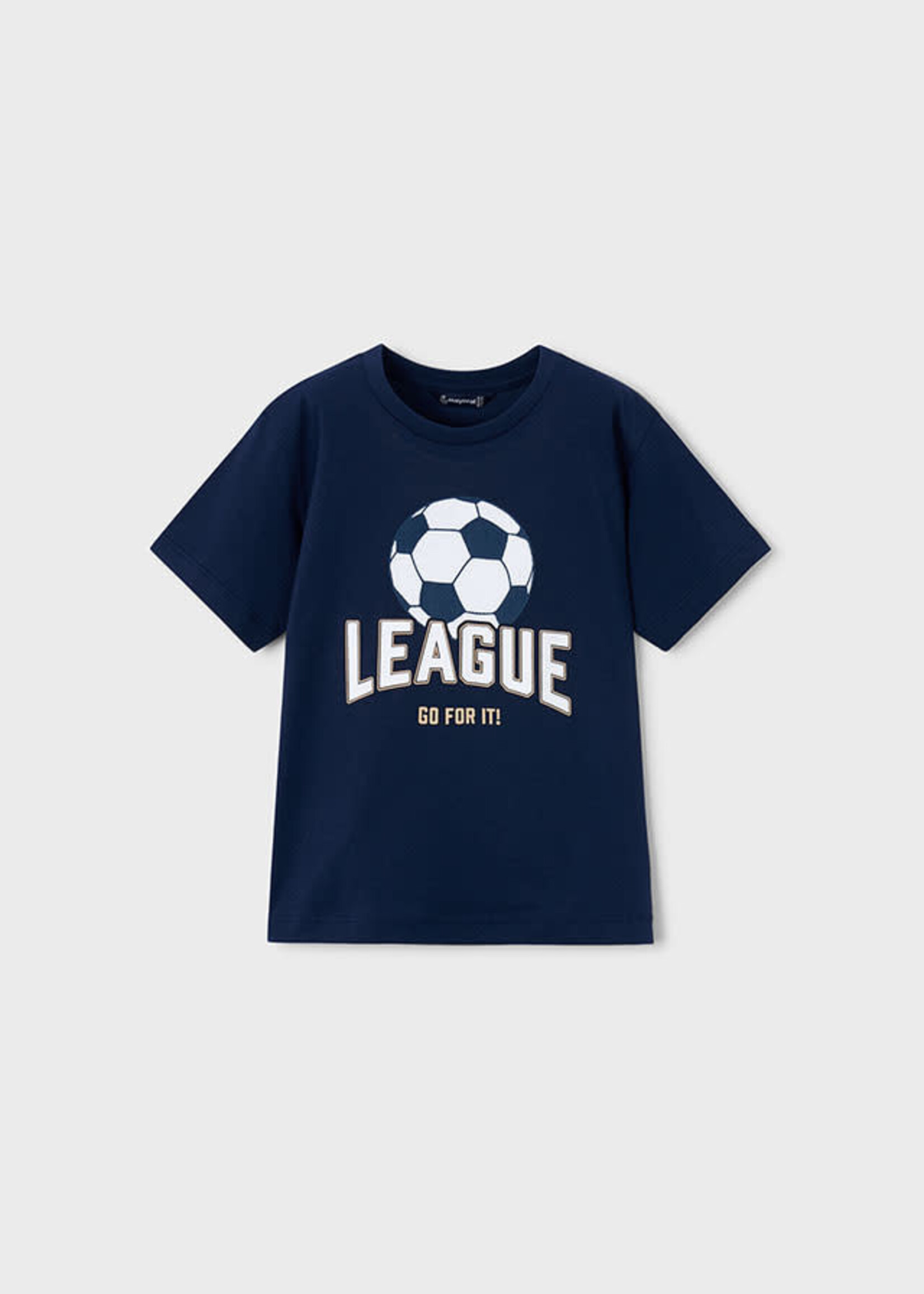 Mayoral Mayoral Shirt "league" applique Navy - 26 03074