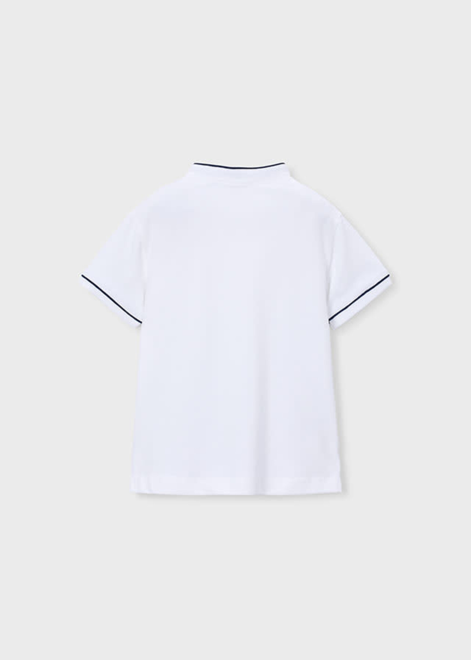 Mayoral Mayoral Polo s/s mao neck White - 26 03102