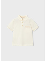 Mayoral Mayoral s/l polo suiting Cream - 26 03103