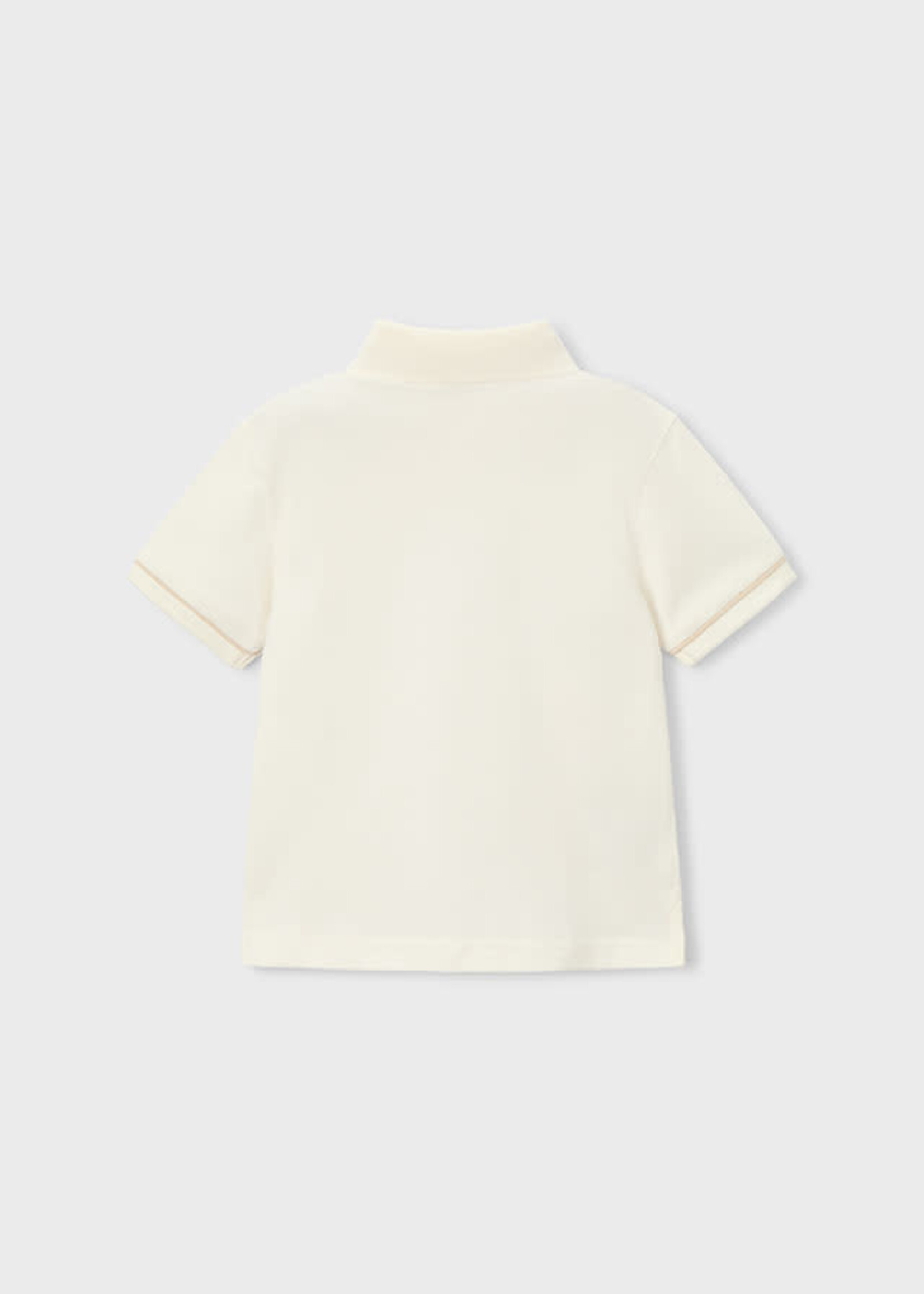 Mayoral Mayoral s/l polo suiting Cream - 26 03103