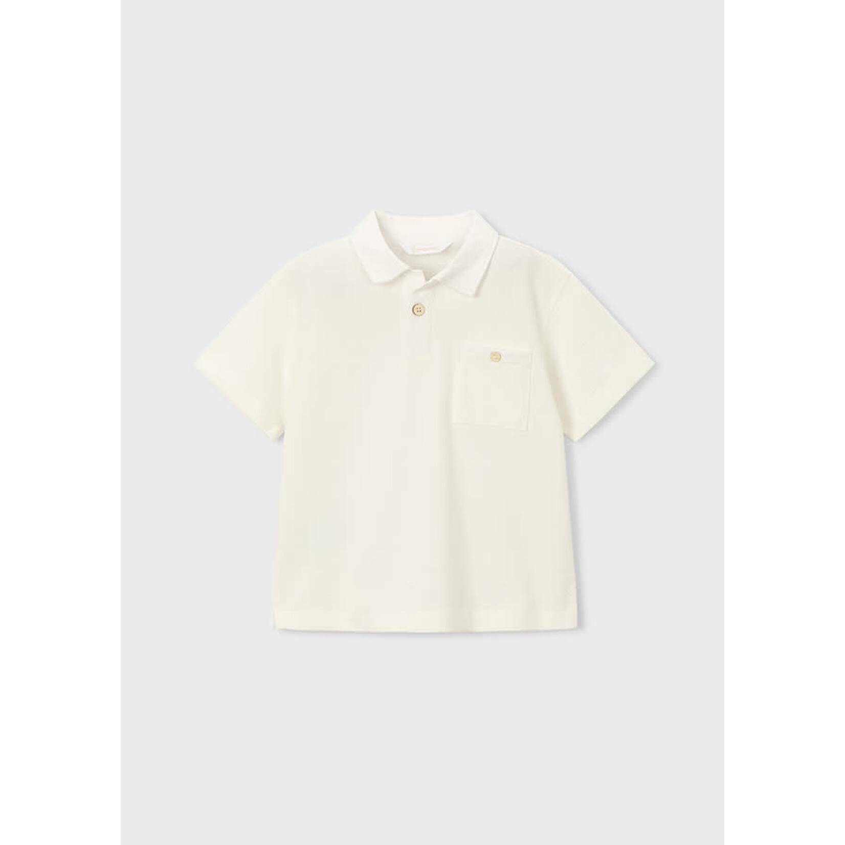 Mayoral Mayoral S/s polo Cream - 26 03105