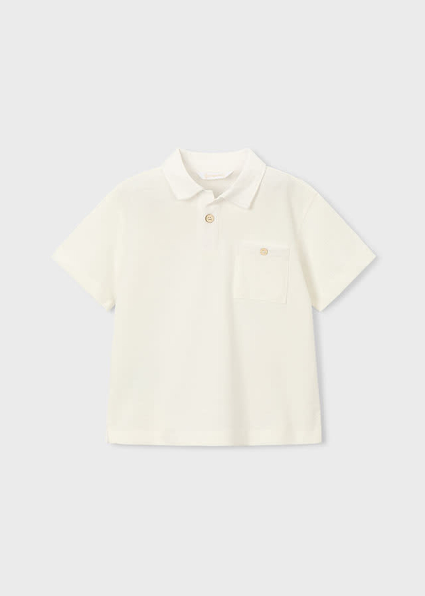 Mayoral Mayoral S/s polo Cream - 26 03105