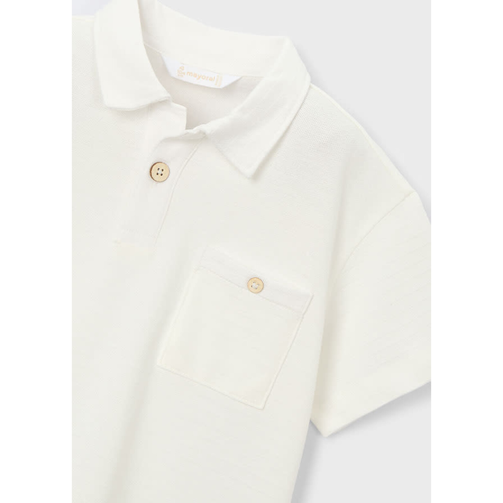 Mayoral Mayoral S/s polo Cream - 26 03105