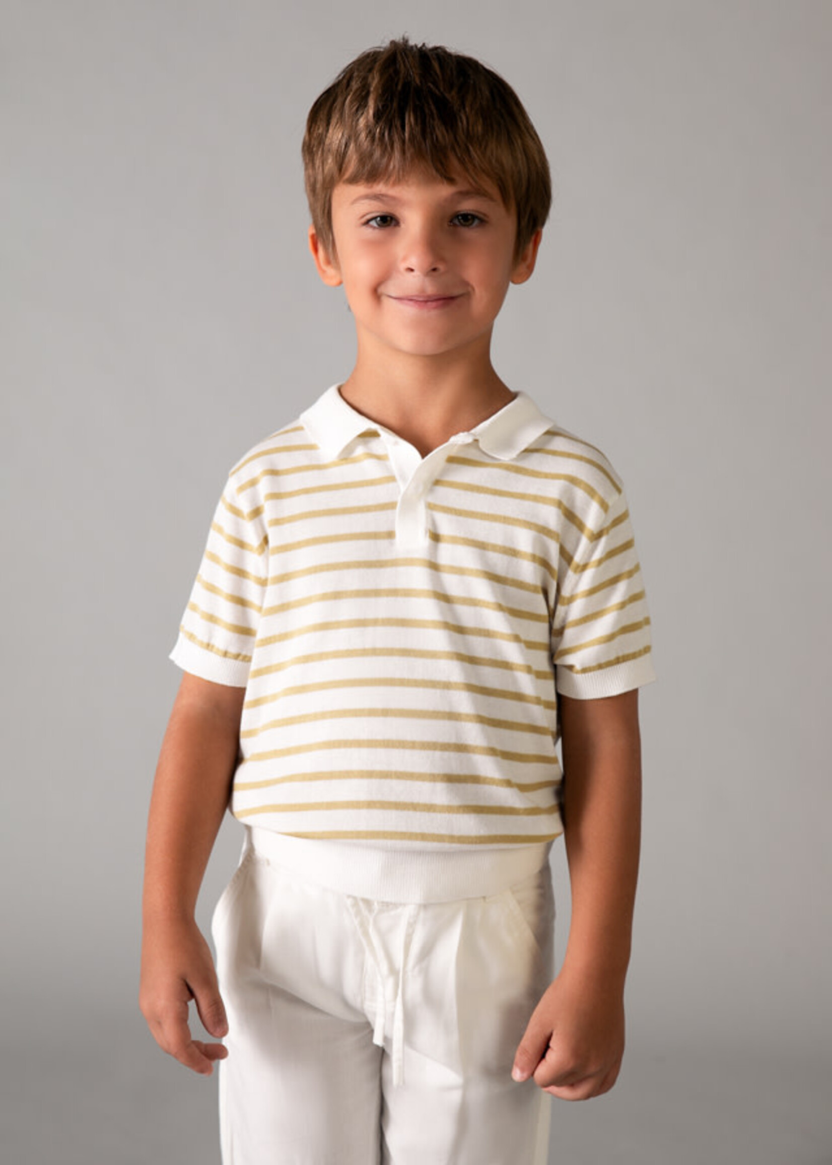 Mayoral Mayoral S/s polo CREAM BROW - 26 03106