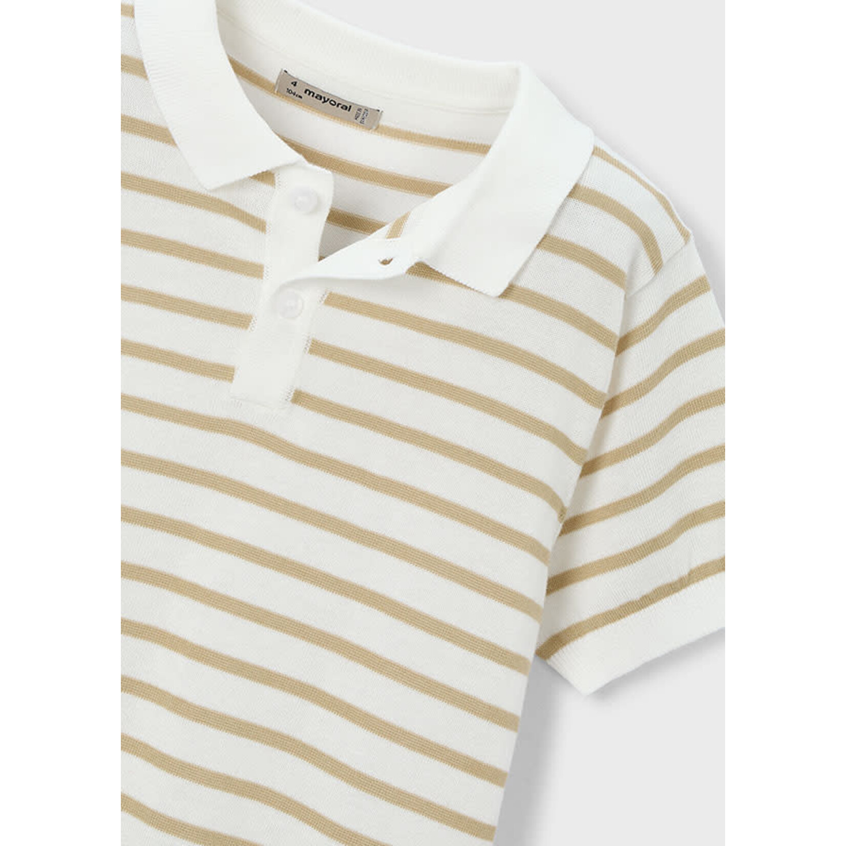 Mayoral Mayoral S/s polo CREAM BROW - 26 03106