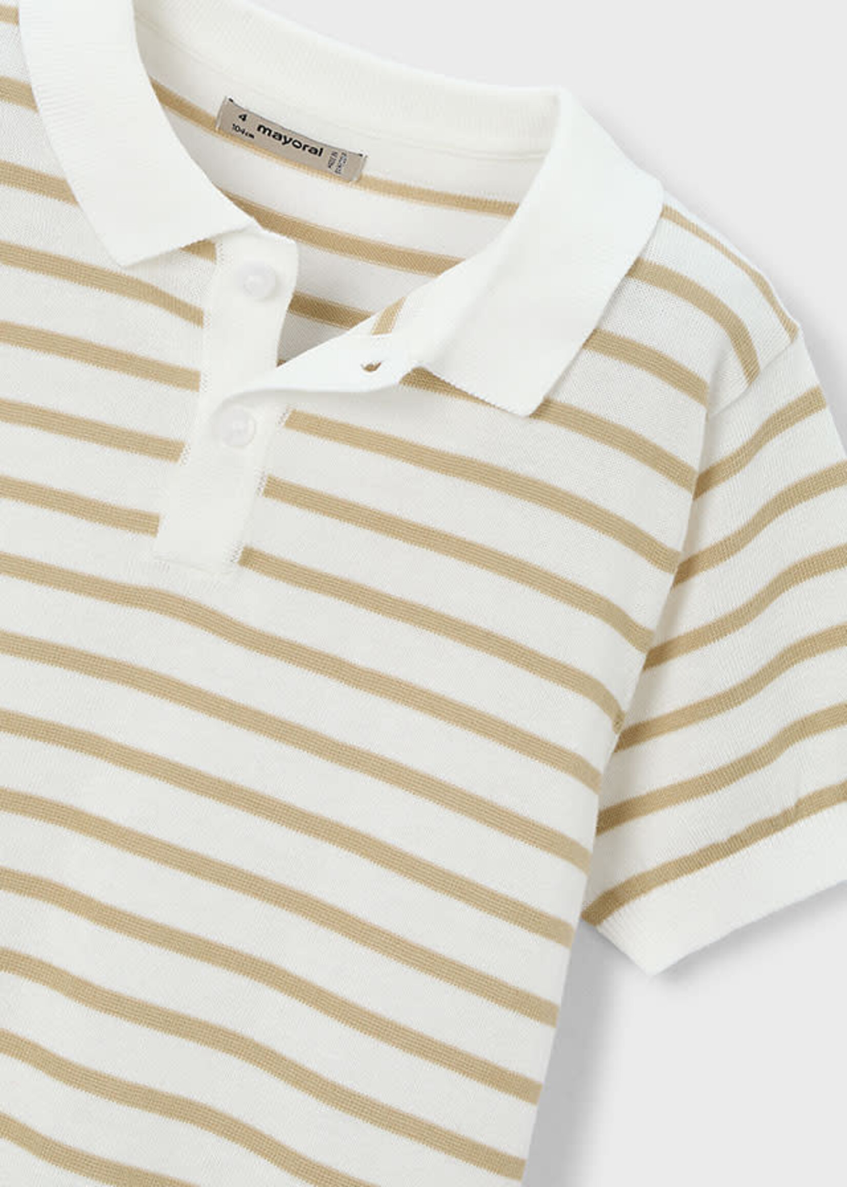 Mayoral Mayoral S/s polo CREAM BROW - 26 03106