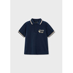 Mayoral Mayoral S/s printed polo Navy - 26 03108