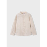 Mayoral Mayoral L/s mao collar linen shirt oat mixed - 26 03118