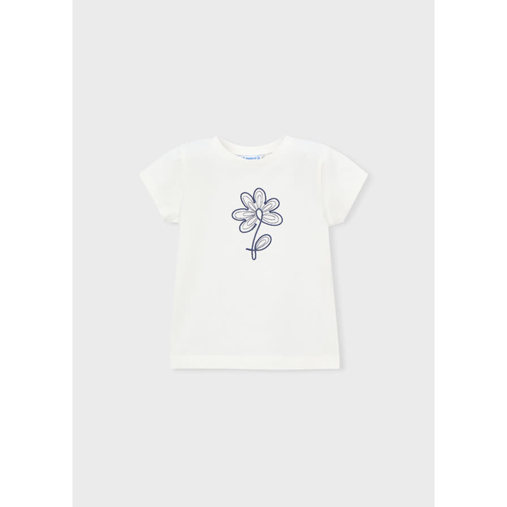 Mayoral Mayoral Basic s/s t-shirt Natural - 26 00174