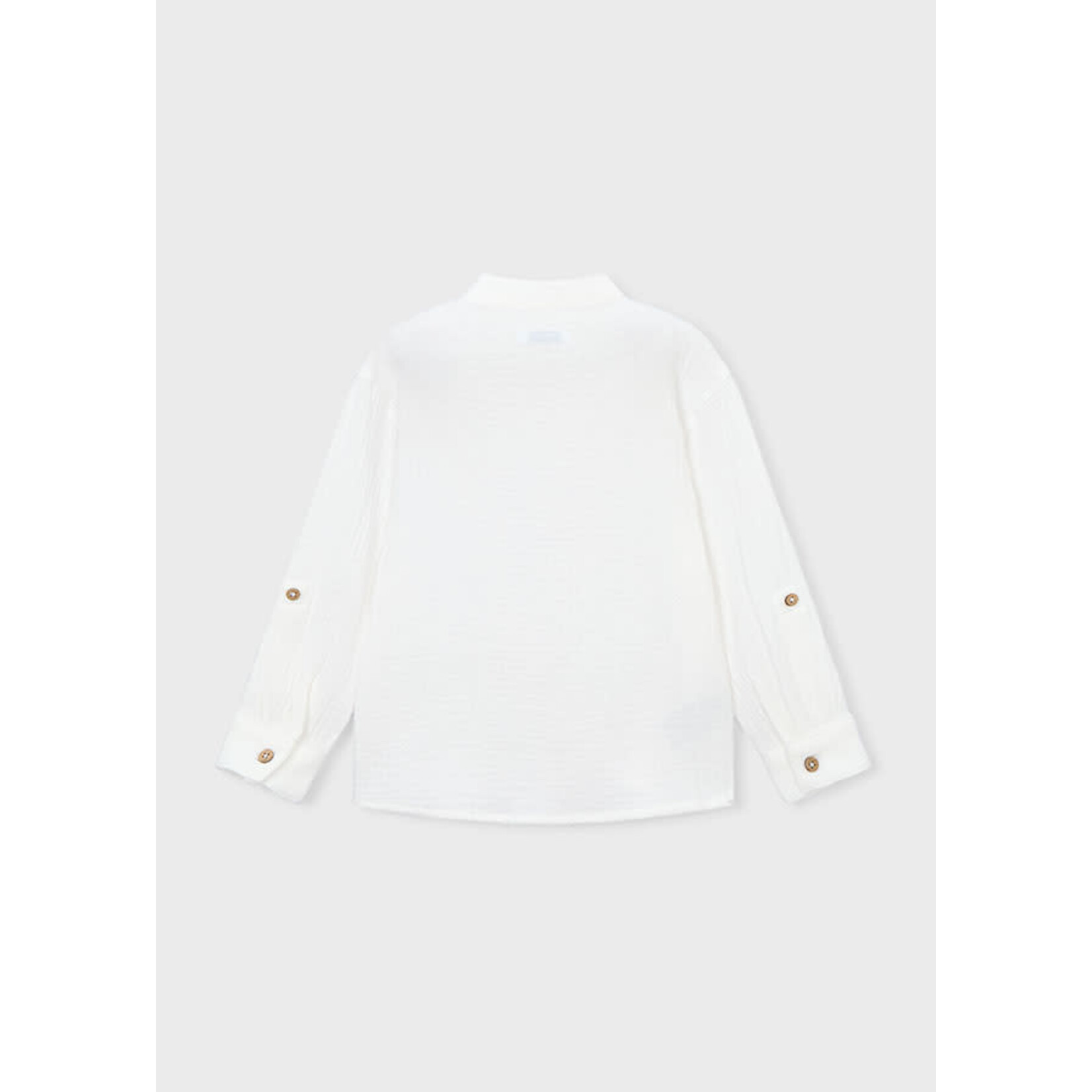 Mayoral Mayoral L/s buttondown shirt Cream - 26 03120