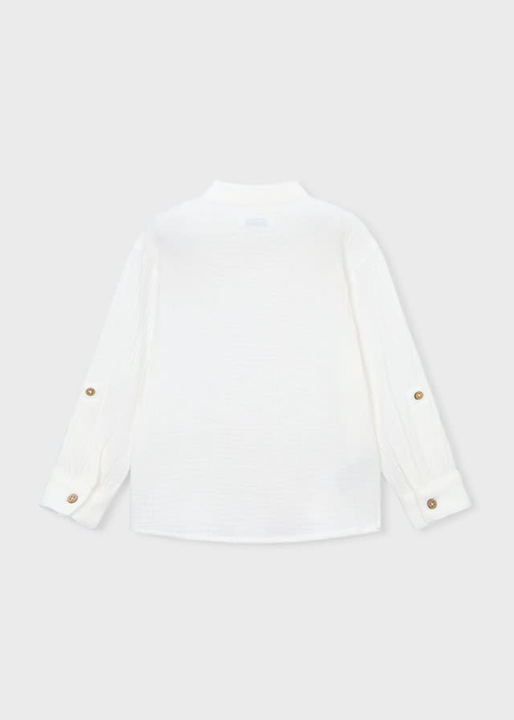 Mayoral Mayoral L/s buttondown shirt Cream - 26 03120