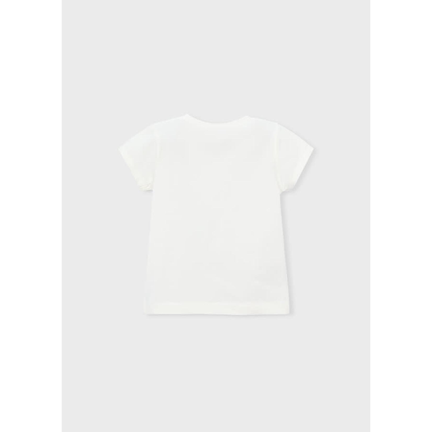 Mayoral Mayoral Basic s/s t-shirt Natural - 26 00174