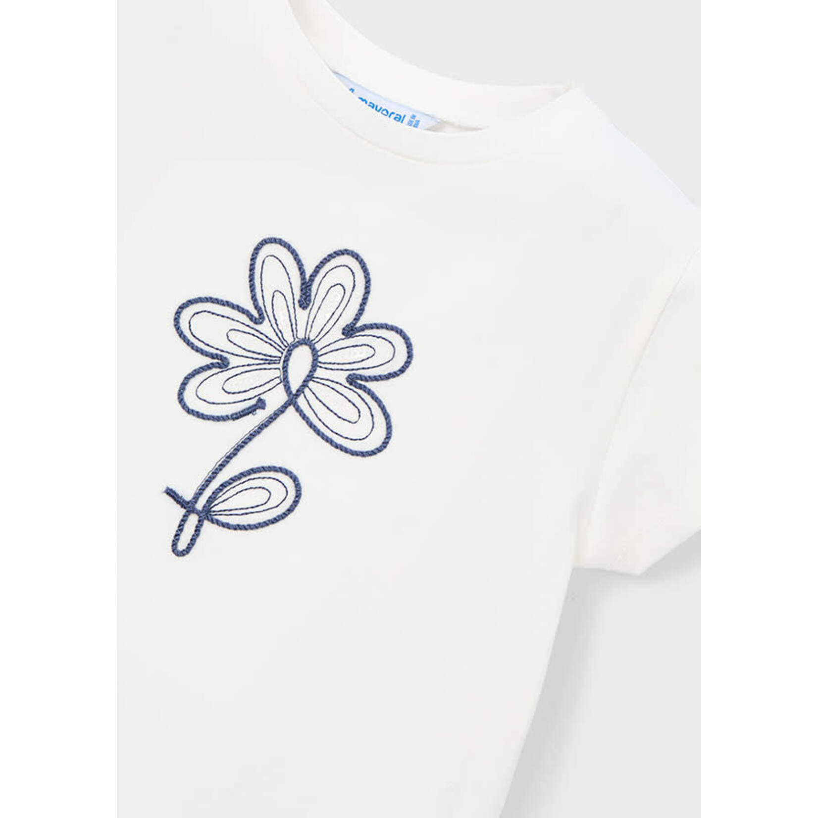 Mayoral Mayoral Basic s/s t-shirt Natural - 26 00174