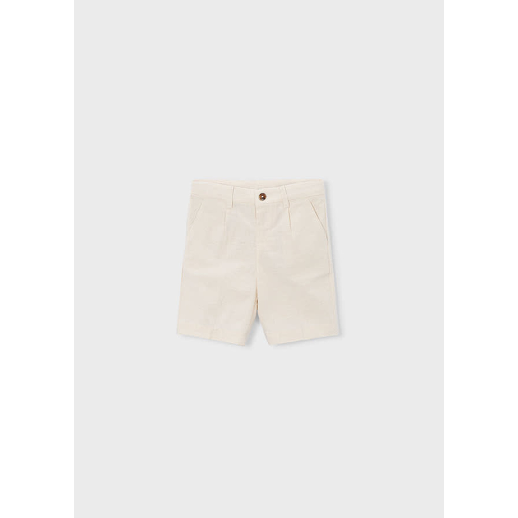 Mayoral Mayoral Linen suiting bermuda oat - 26 03201