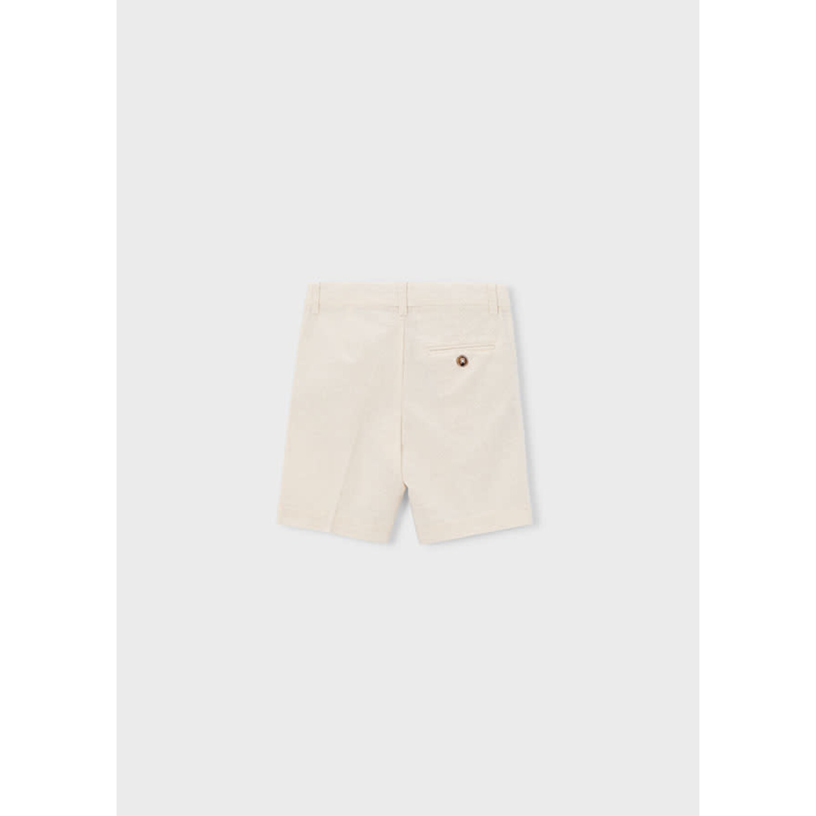 Mayoral Mayoral Linen suiting bermuda oat - 26 03201