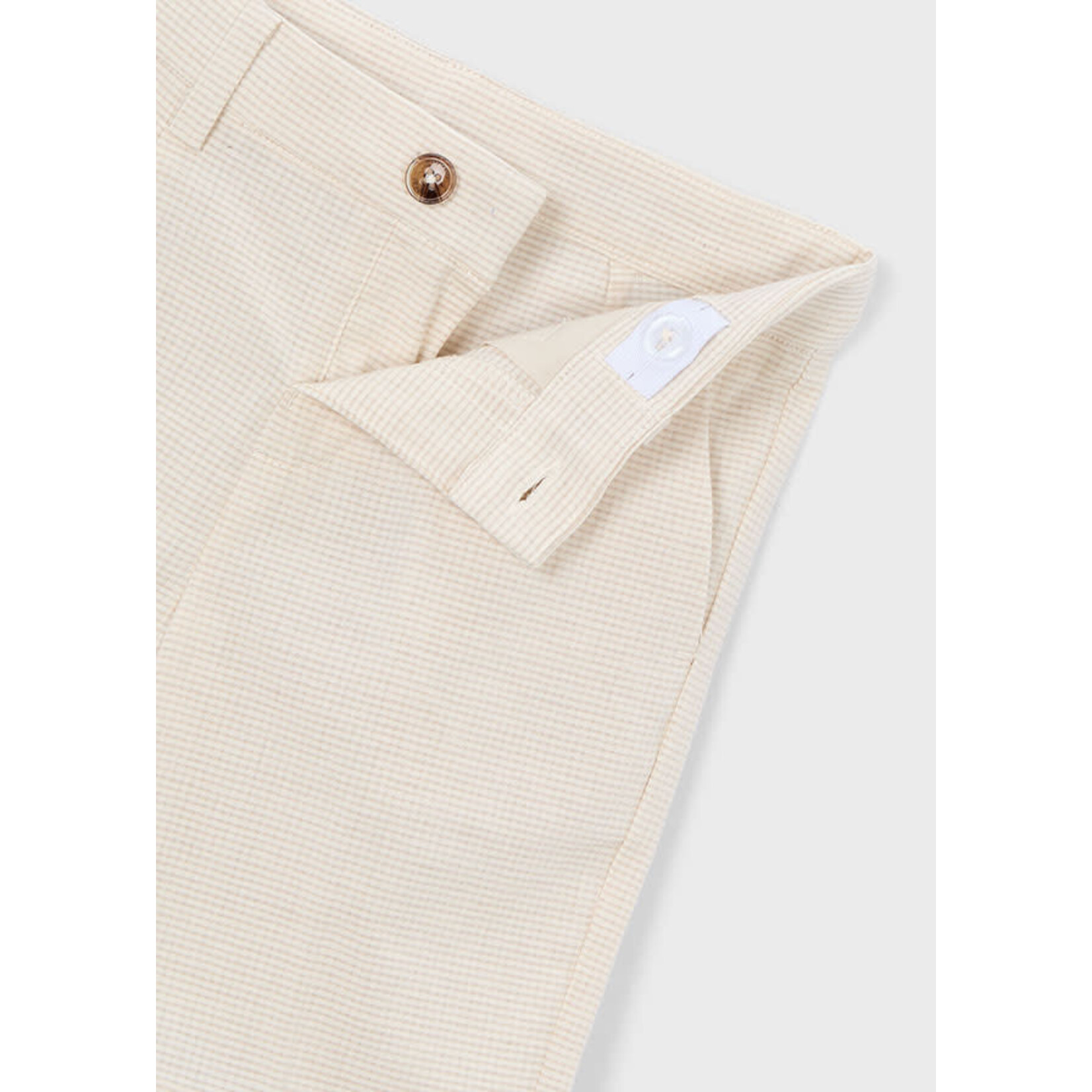 Mayoral Mayoral Linen suiting bermuda oat - 26 03201
