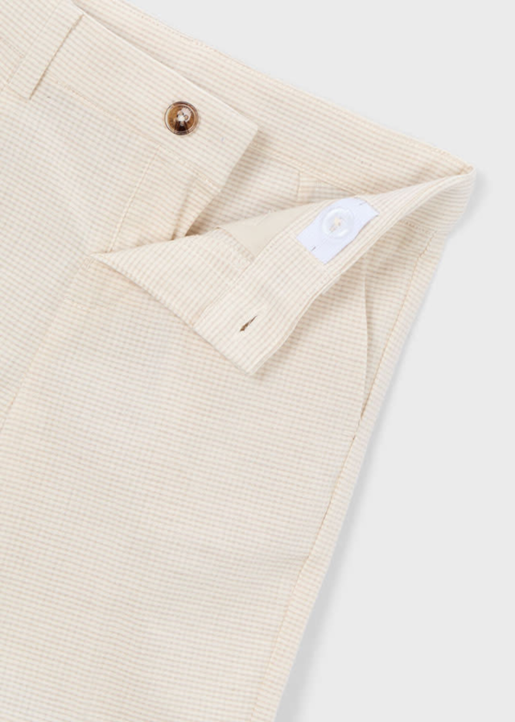 Mayoral Mayoral Linen suiting bermuda oat - 26 03201