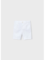 Mayoral Mayoral Linen suiting bermuda White - 26 03201